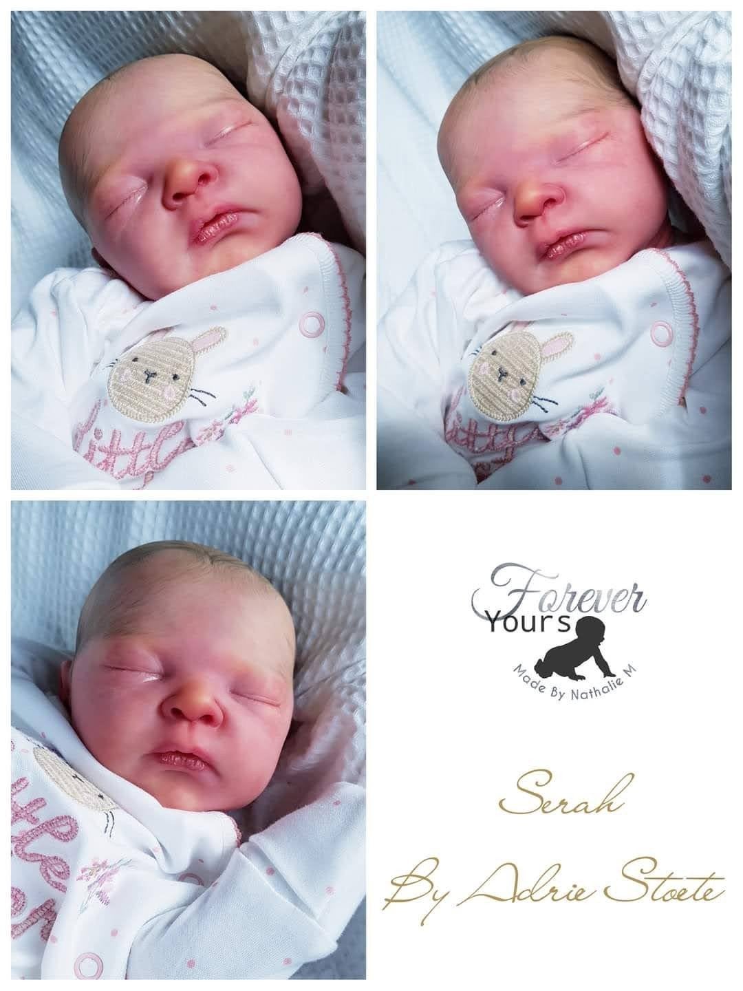 Lief Cuddle reborn meisje Serah, Ophalen of Verzenden, Zo goed als nieuw, Babypop, Levensecht of Reborn