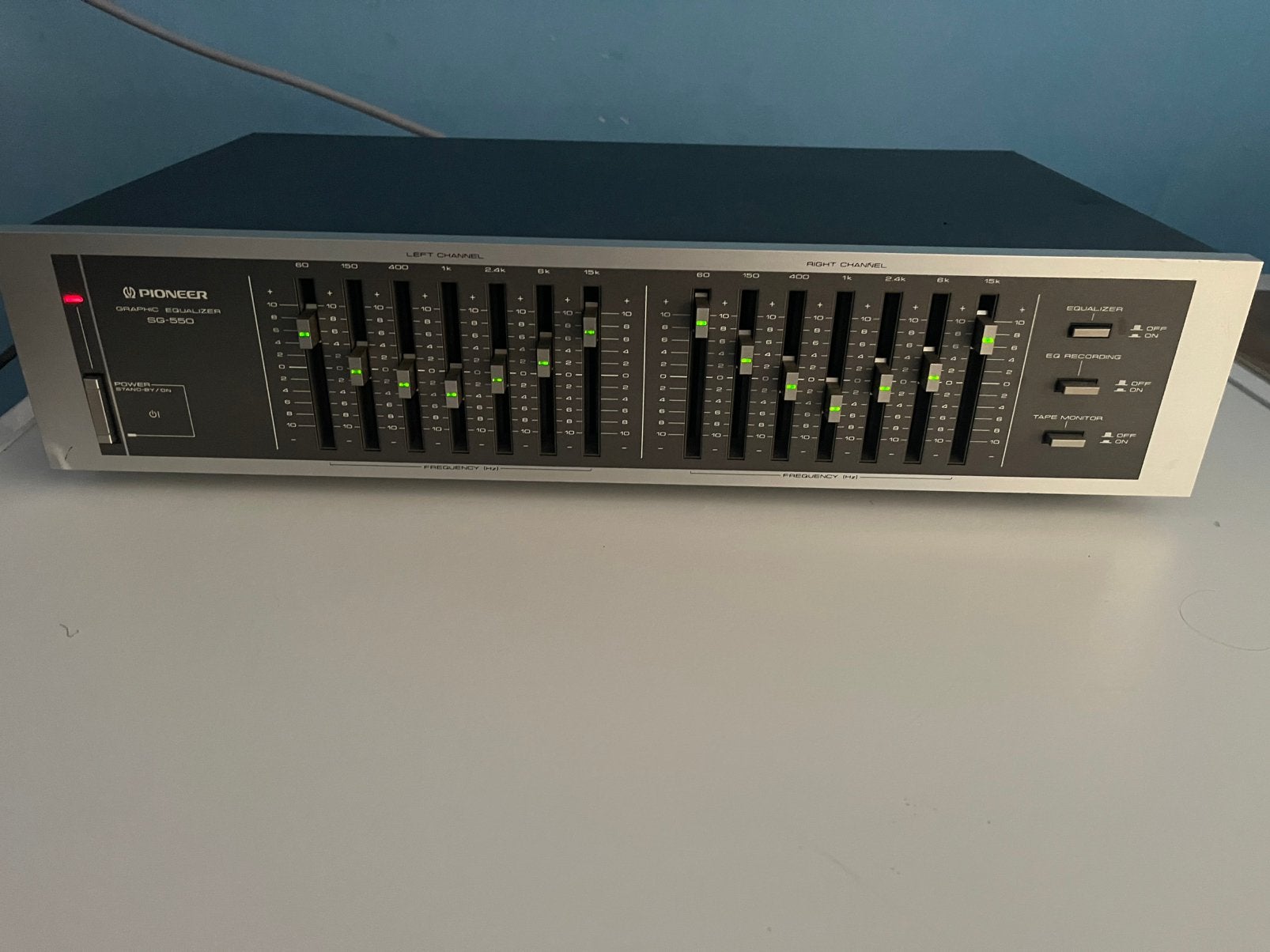Pioneer  Pioneer SG-550 Stereo Graphic Equalizer, Ophalen, Zo goed als nieuw, Equalizer