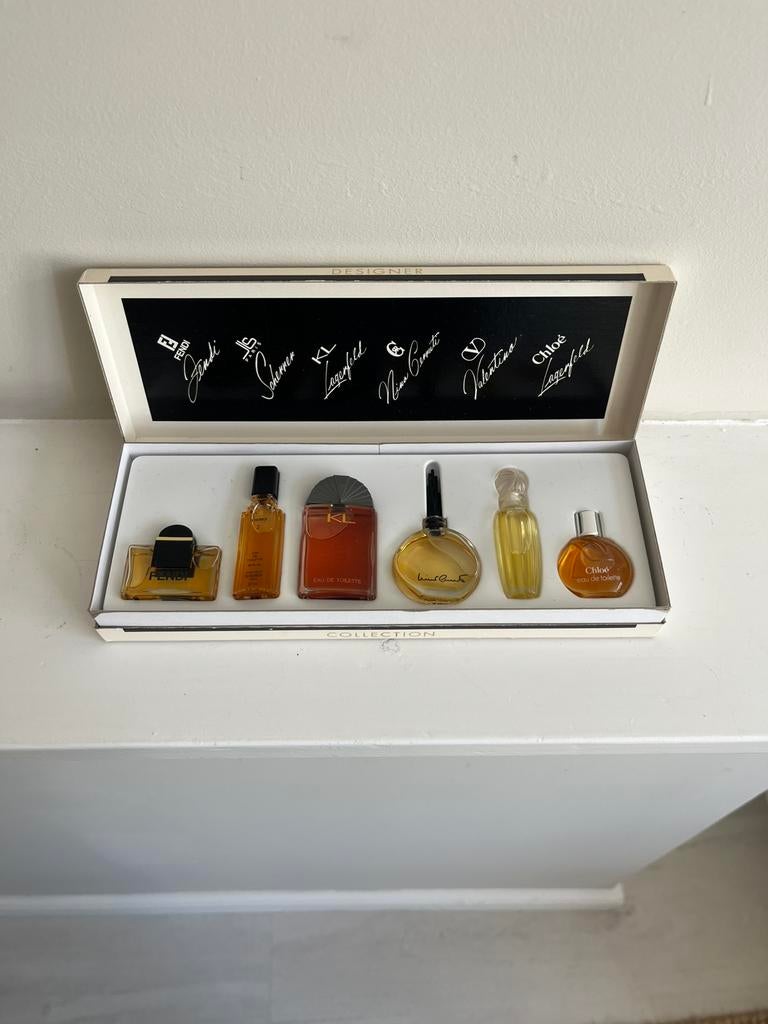 Vintage Designer Collection - miniatuur parfumset, Ophalen of Verzenden, Miniatuur