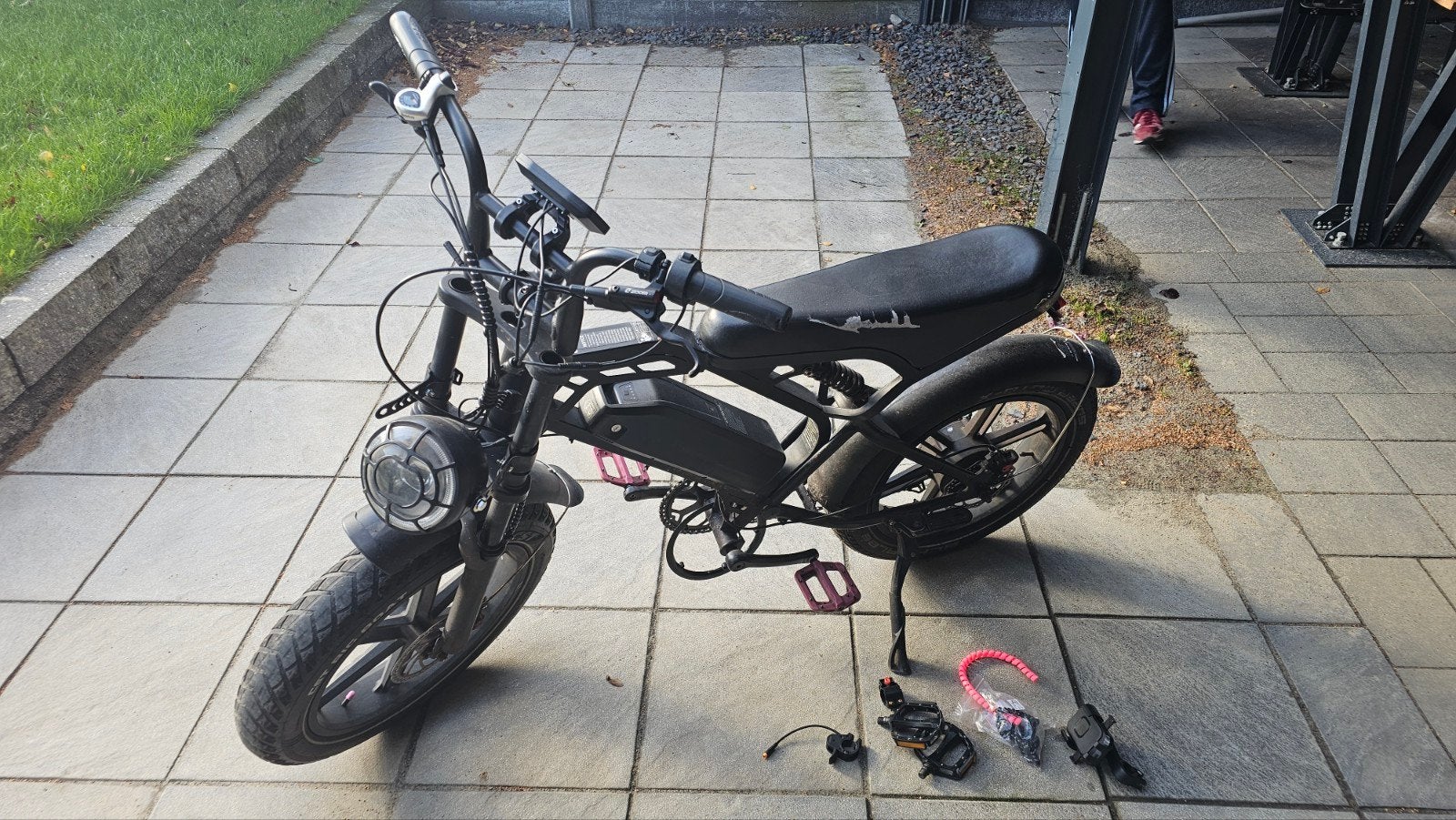 Elektrische Fatbike met accessoires, Ophalen, Gebruikt, Onbekend, Overige typen