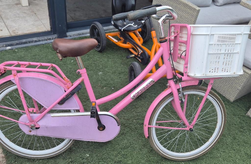 Popal meisjesfiets, Ophalen, Terugtraprem, 22 inch, Gebruikt