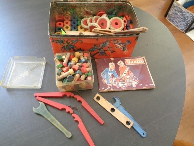 Grote partij constructiespeelgoed Baufix., Ophalen of Verzenden