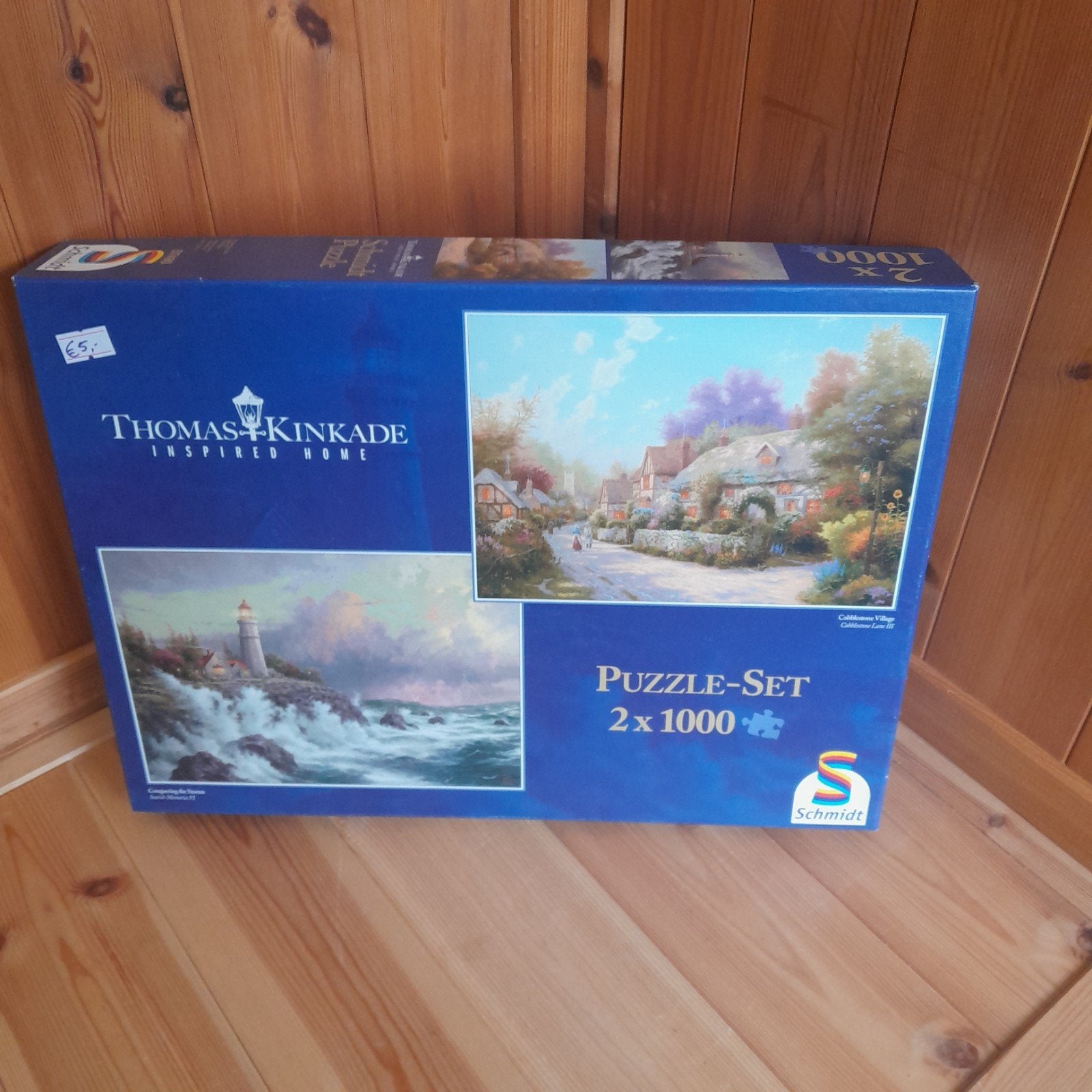Thomas Kinkade Puzzel-Set 2x1000 stukjes Schmidt, Ophalen of Verzenden