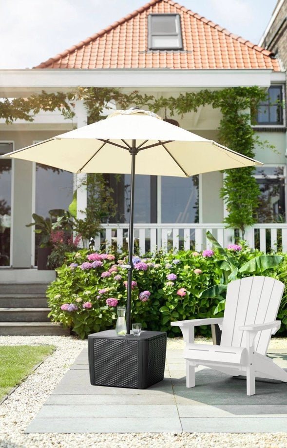 Lifestyle Home Collection Adirondack tuinstoel wit, Ophalen of Verzenden, Nieuw, Hout