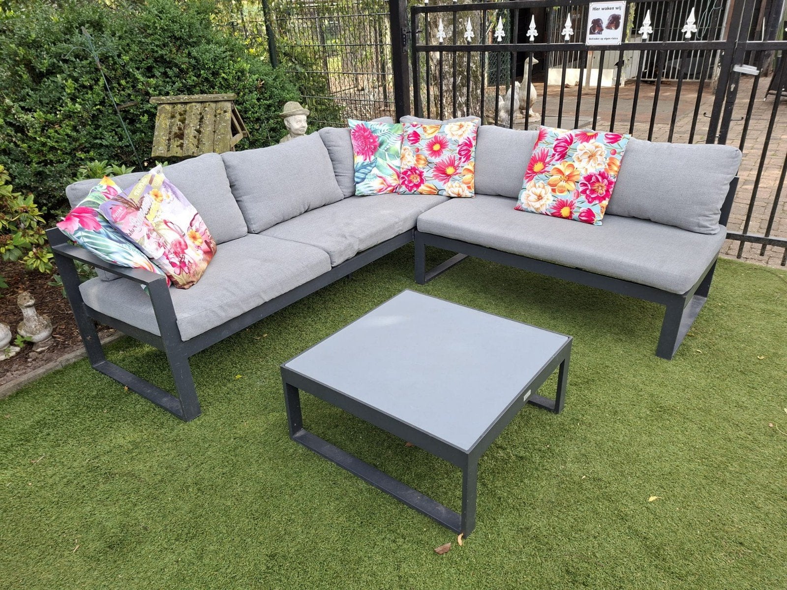 Leuk verstelbaar loungeset, Ophalen, Gebruikt, Aluminium, Loungeset