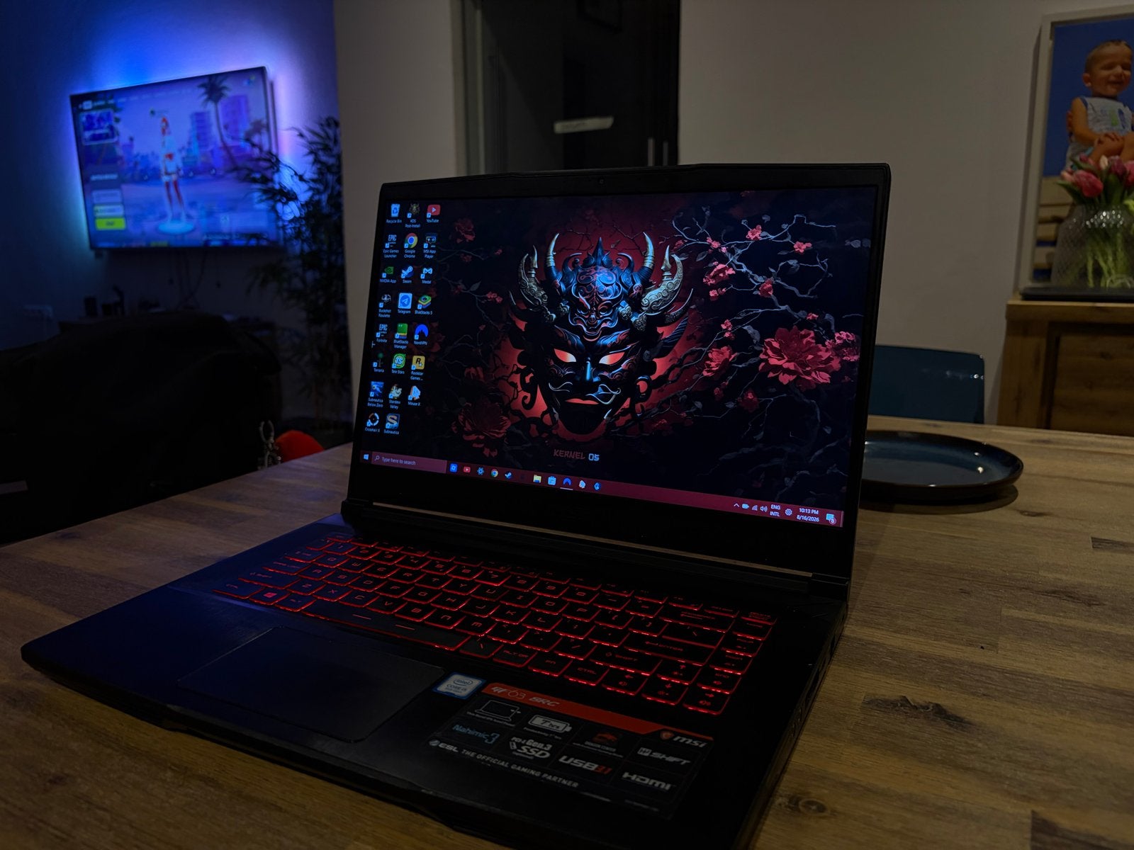 msi gaming laptop, Computers en Software, Windows Laptops, Gebruikt, HDD, 2 tot 3 Ghz, 15 inch