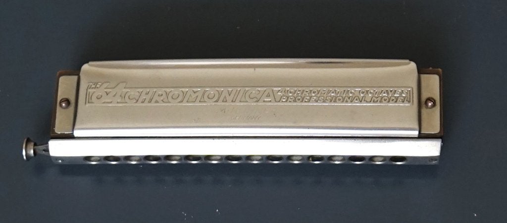 Vrij zeldzame Hohner Chromonica The Hohner 64 C, Muziek en Instrumenten, Ophalen of Verzenden, Gebruikt, Chromatisch, C-mondharmonica