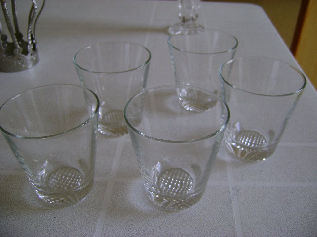 nog 3 limonade glaasjes andere 2 zijn verkocht, Ophalen of Verzenden, Zo goed als nieuw, Frisdrankglas