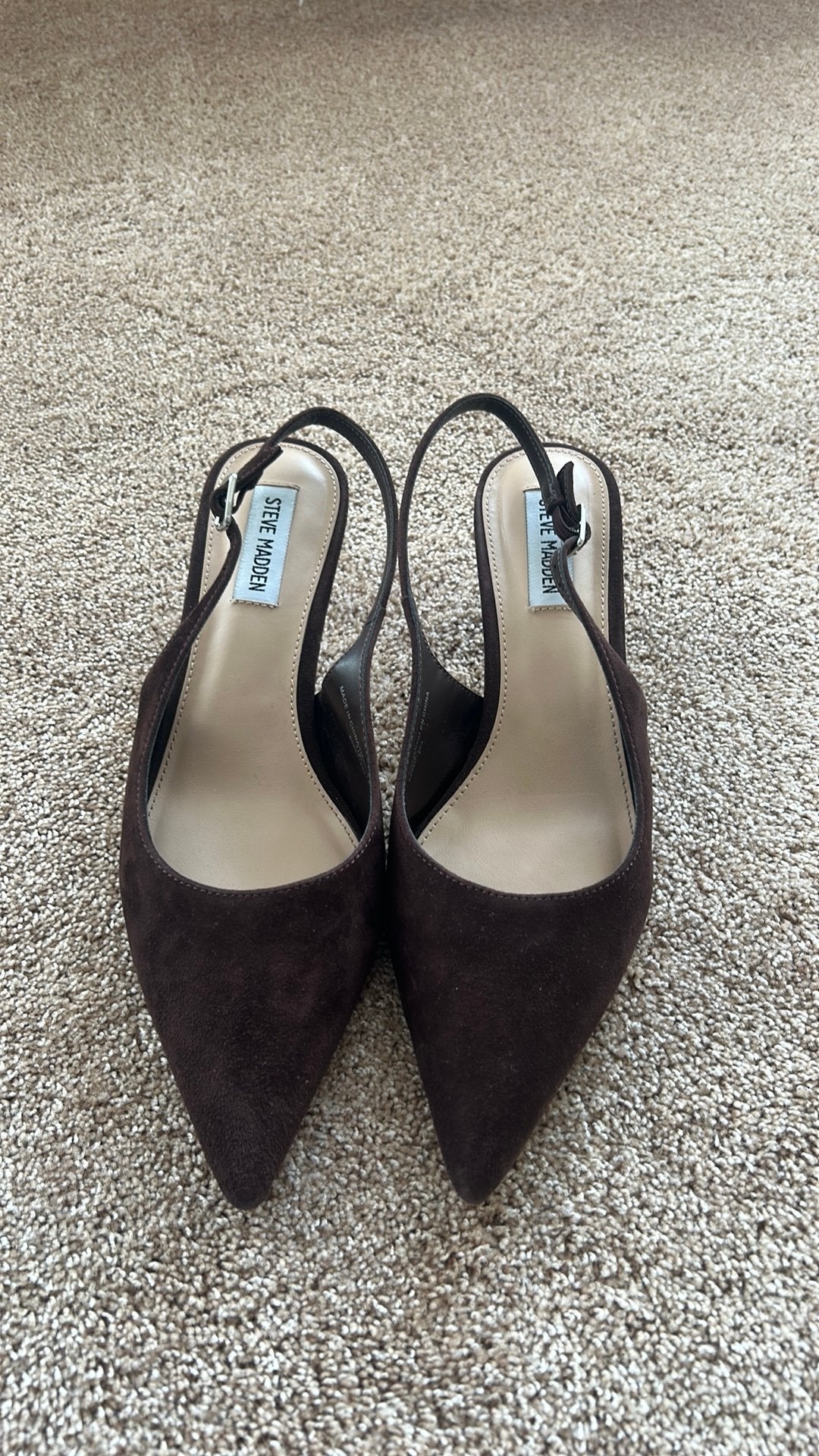 Steve Madden Slingbacks, Verzenden, Zo goed als nieuw, Zwart, Sneakers of Gympen