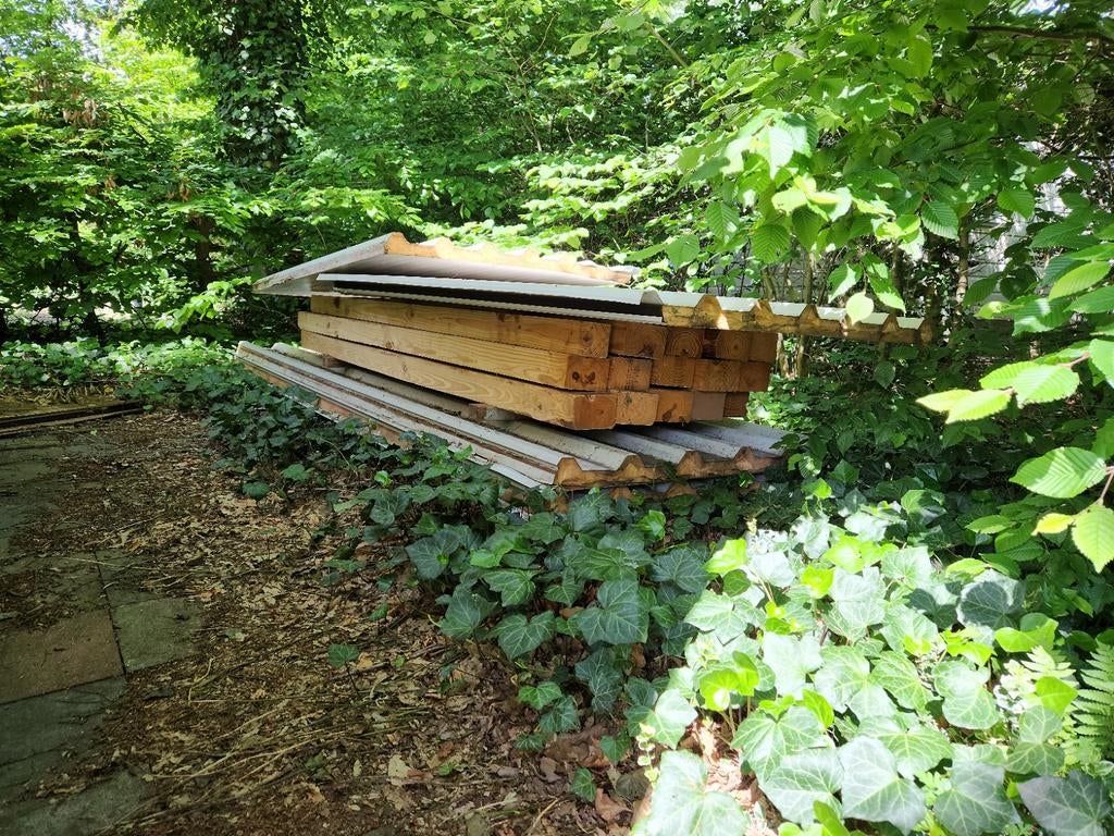 Zware Houten balken 14x9 pr/stuk, Doe-het-zelf en Verbouw, Zo goed als nieuw, 200 tot 250 cm, 50 mm of meer, Balk