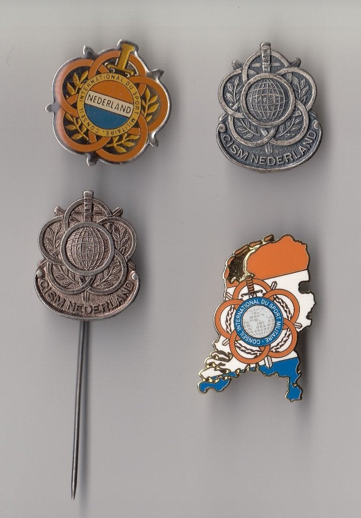 CISM Nederland pins broche en speldje, Niet vindbaar, Niet vindbaar, Nederland, Embleem of Badge