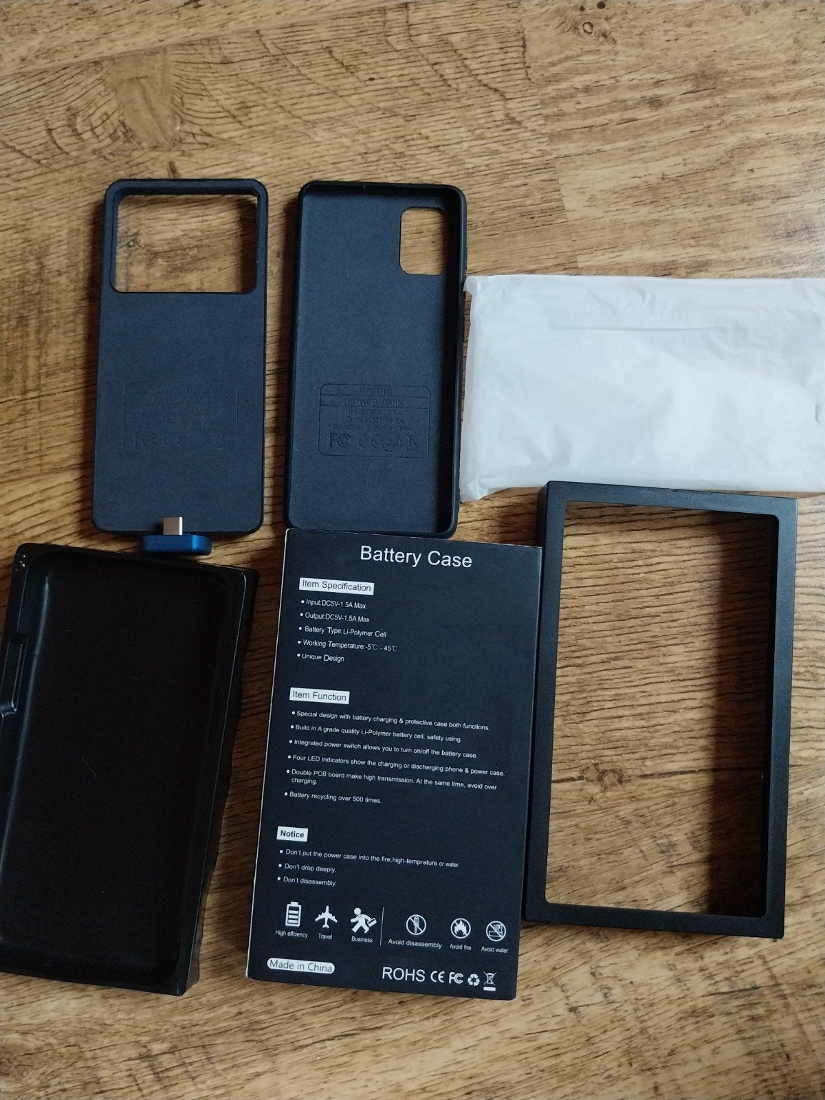 Nieuwe Battery Case voor smartphone voir A51, Telecommunicatie, Ophalen of Verzenden, Nieuw, Hoesje of Tasje