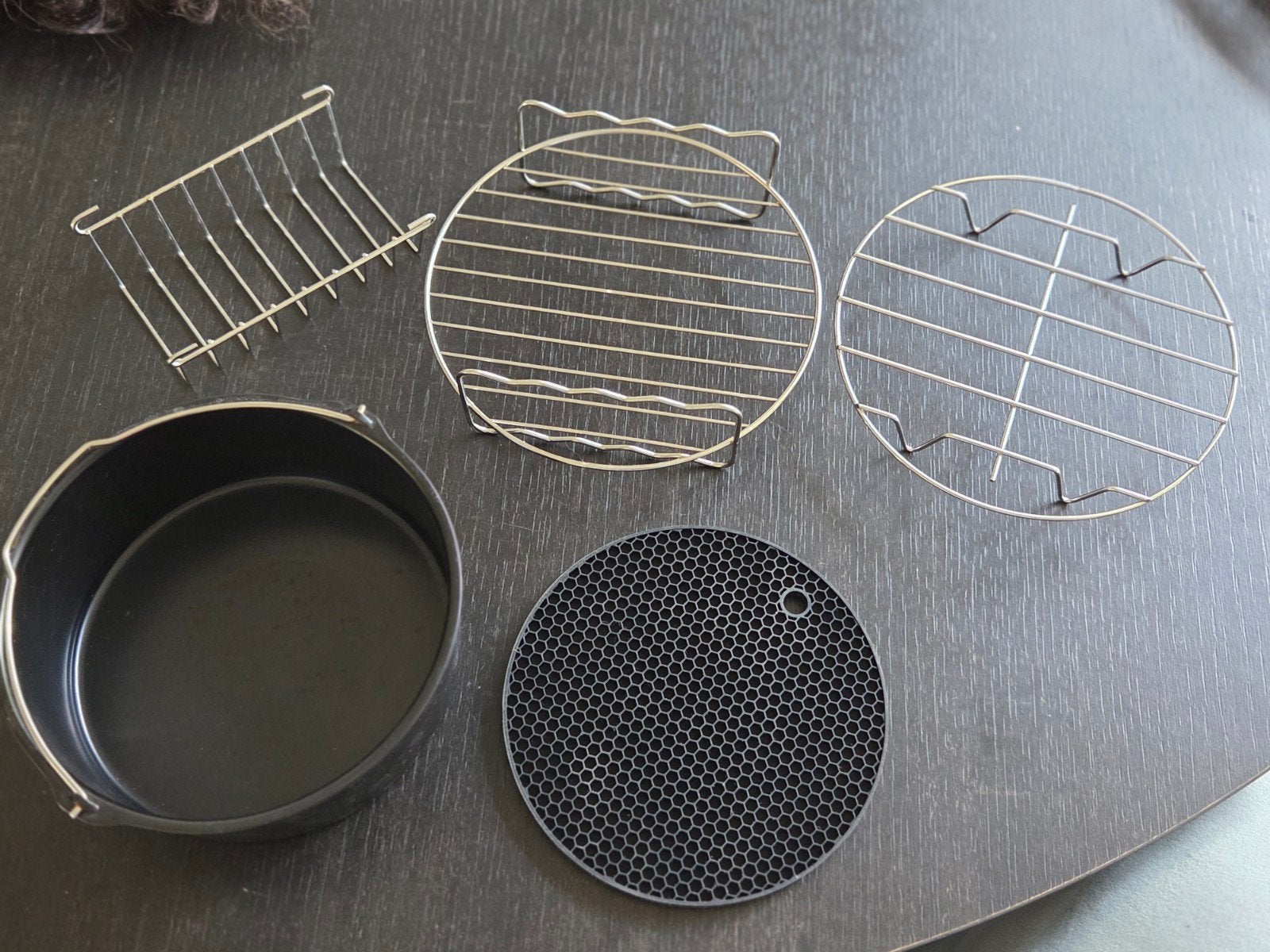 Setje voor Airfryer, Ophalen of Verzenden, Zo goed als nieuw