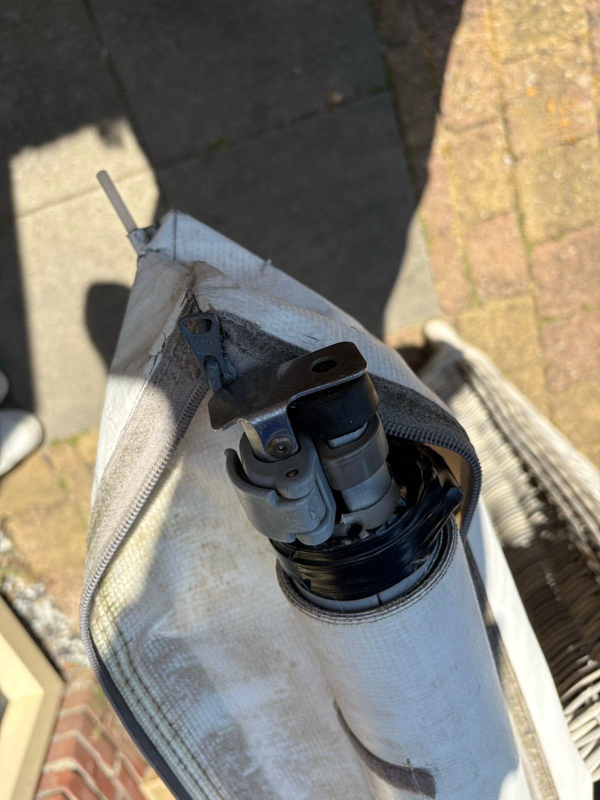 Fiamma 440 mtr Caravanstore luifel, Ophalen, Gebruikt