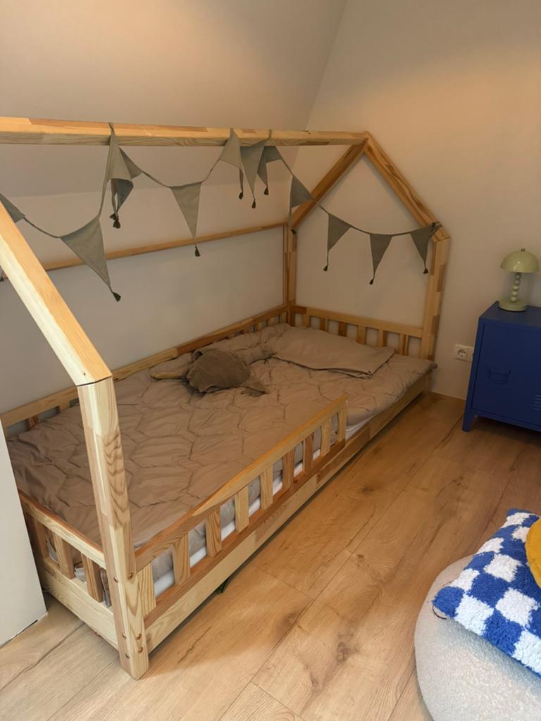 Bedhuisje Petit Puk 90x200, Ophalen of Verzenden, Zo goed als nieuw, 180 cm of meer, 85 tot 100 cm
