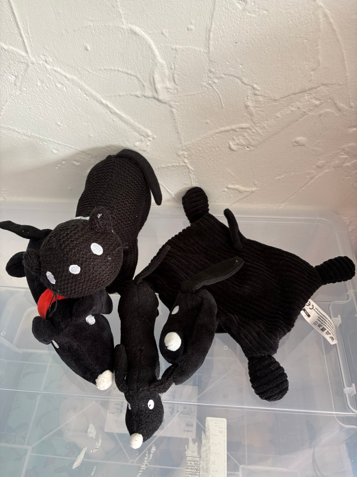 Zwarte Takkie en Siepie knuffel en knuffeldoekje, Kinderen en Baby's, Speelgoed | Knuffels en Pluche, Gebruikt, Overige merken