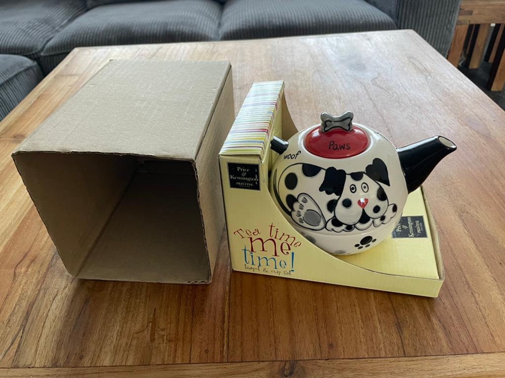 Theepot price & kensington pristine pottery tea for one paws, Ophalen of Verzenden, Nieuw, Overige stijlen, Overige typen