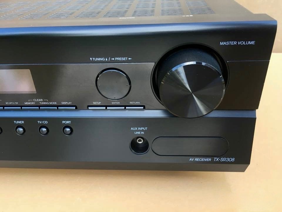 ONKYO TX-SR308 met Kwaliteit DAC 192khz/24bit met HDMI, Ophalen, Zo goed als nieuw, 120 watt of meer, Onkyo