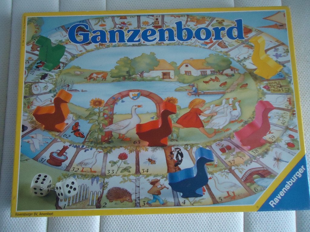 Ganzenbord 2 versies, Ophalen of Verzenden, Gebruikt