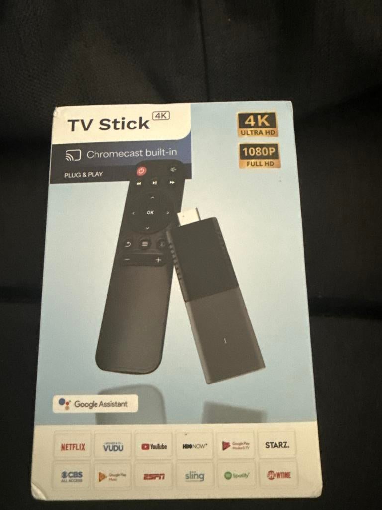 TV Stick 4K met Chromecast en Google Assistant, Ophalen of Verzenden, Nieuw, HDMI, Minder dan 500 GB