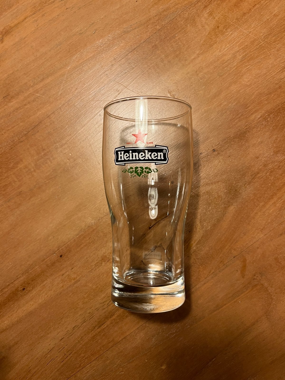 18x Heineken stapelbaar bierglas 25cl, Ophalen, Gebruikt, Bierglas