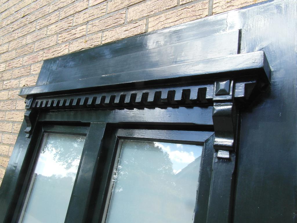 oude klassieke deur., Doe-het-zelf en Verbouw, Ophalen, Gebruikt, 80 tot 100 cm, Buitendeur