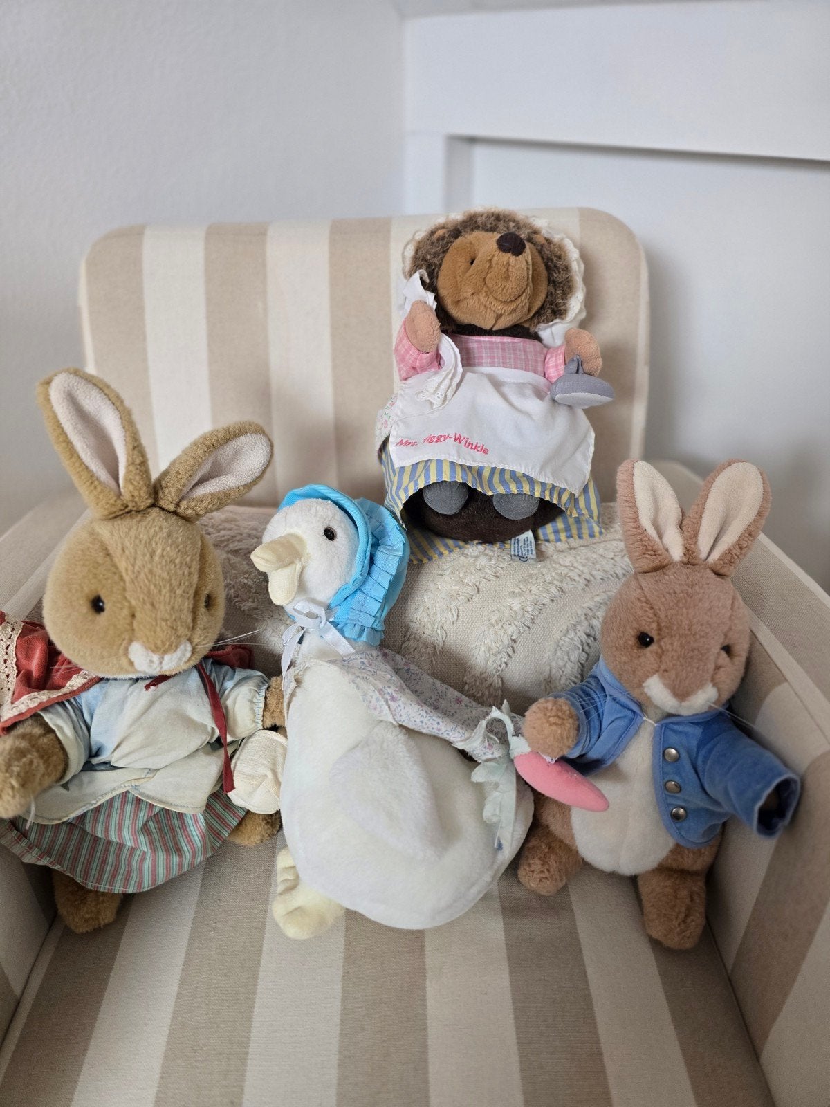 Beatrix Potter Knuffels: Pieter Konijn, Jemima Puddle-Duck, Gebruikt, Overige merken, Overige karakters, Konijn