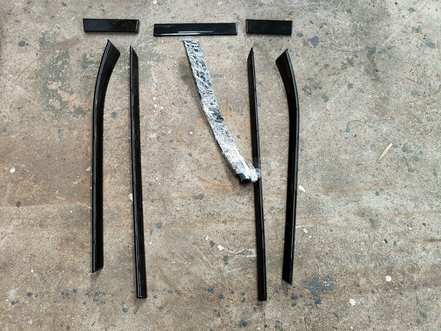 Zwarte hoogglans interieurlijsten set BMW 5-Serie E39, Gebruikt, -, -, Ophalen of Verzenden