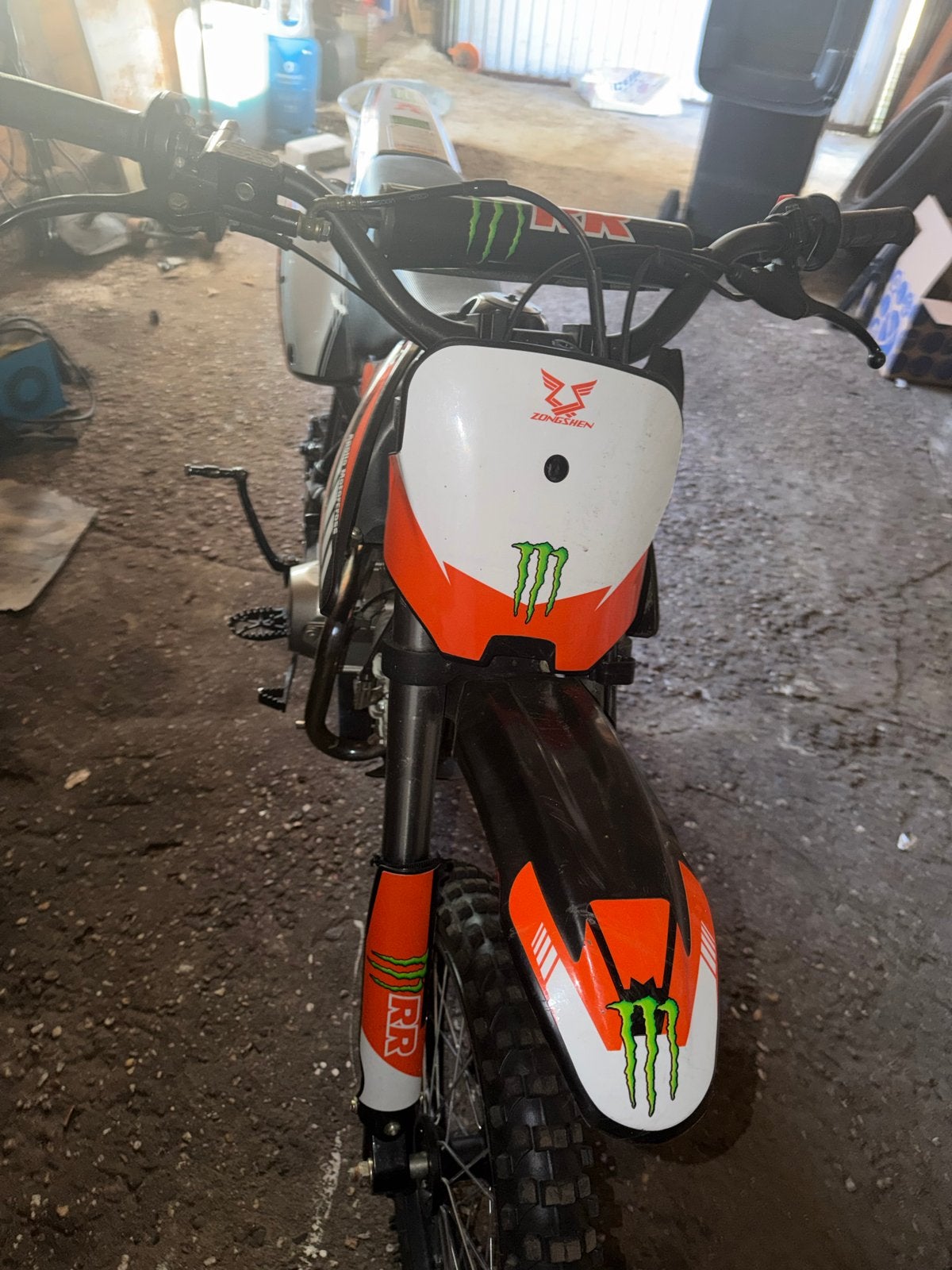 Crossmotor 150cc - Loopt perfect, achterband lek, Ophalen of Verzenden, Gebruikt, Overige merken