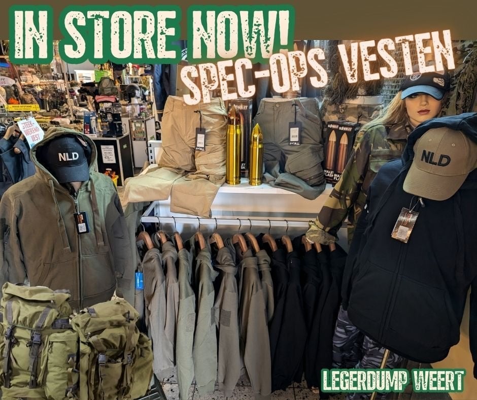 SPEC OPS VESTEN Olive & zwart, Ophalen of Verzenden, Landmacht, Nederland, Kleding of Schoenen