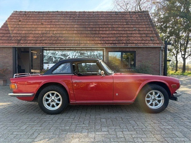 Triumph TR6, Overdrive, PI, 150 PK Belgische CKD, 2500 cc, Zwart, Leder, Particulier