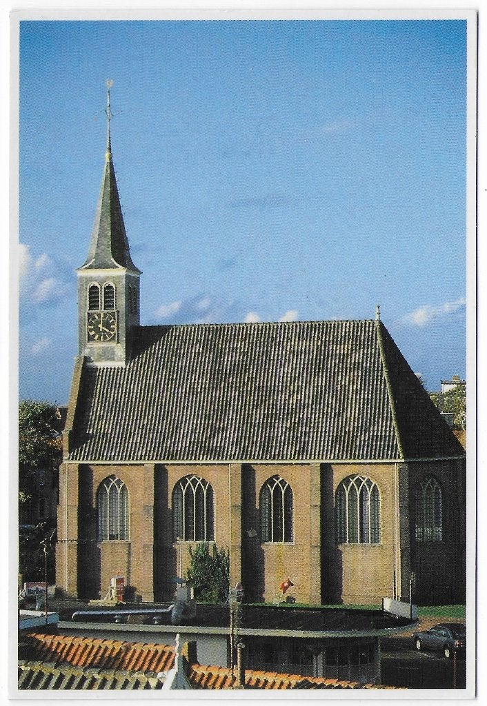 Egmond aan Zee Ned Herv Kerk Ongelopen Ansichtkaart (B4786 ), Ophalen of Verzenden, Voor 1920, Ongelopen, Noord-Holland