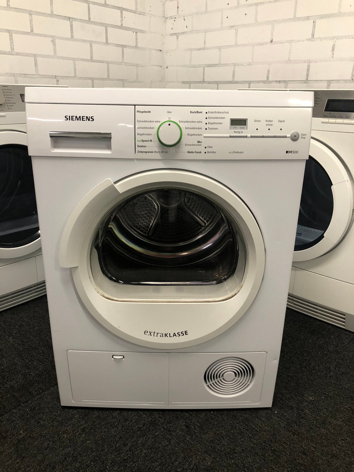 €179 Siemens iQ500 condensdroger MET GARANTIE OPHALEN, Ophalen, 6 tot 8 kg, Minder dan 85 cm, Zo goed als nieuw
