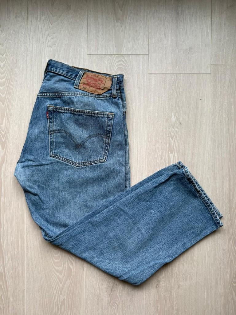 Levi’s 501 Spijkerbroek W38L30, W36 - W38 (confectie 52/54), Blauw, ..., Ophalen of Verzenden