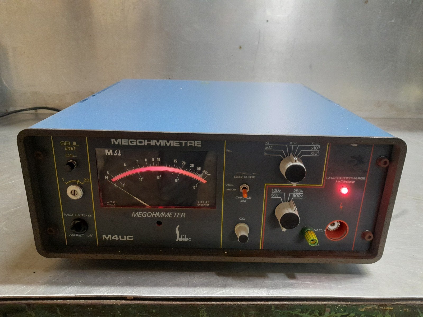 EATON Sefelec Megohmmeter M4UC M4UCF M4UCR M4UCFR messgerät, Ophalen of Verzenden