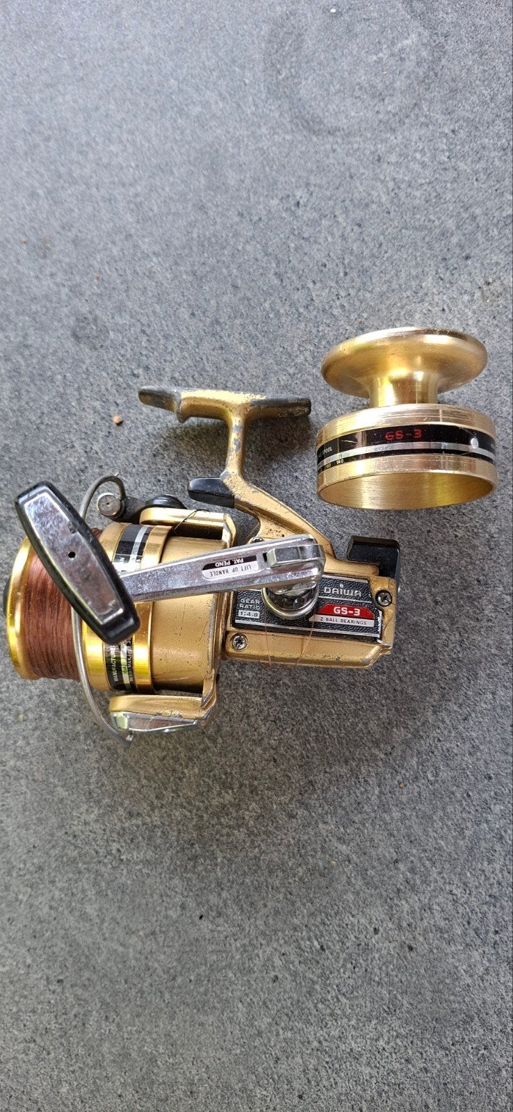 daiwa GS-3, Ophalen of Verzenden, Gebruikt, Molen