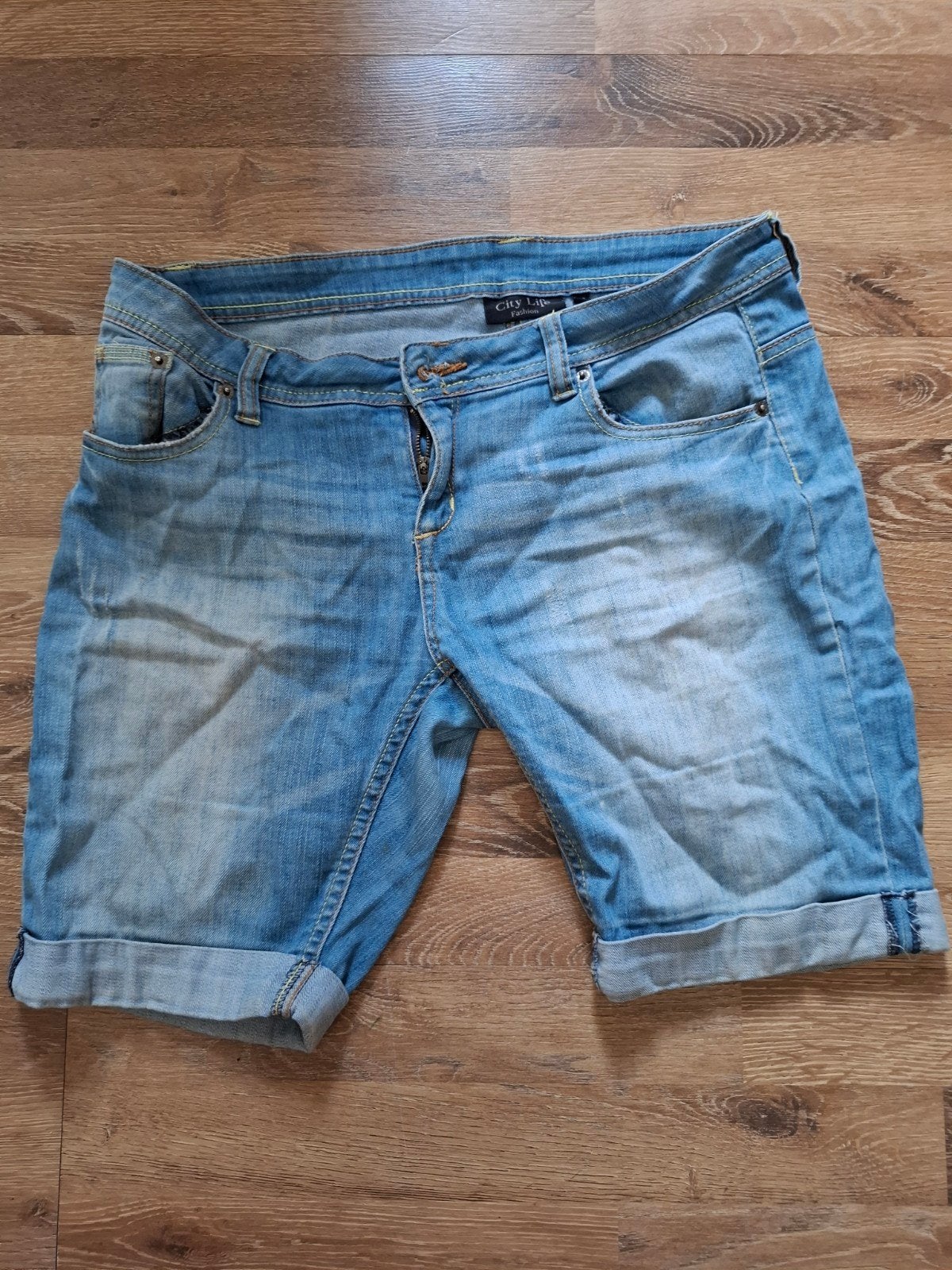 Dames korte broek, City Life, Blauw, Ophalen of Verzenden, Zo goed als nieuw