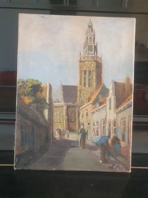 Bakenesserkerk Valkestraat Haarlem Ch Petit, ACW Terhell, Antiek en Kunst, Ophalen
