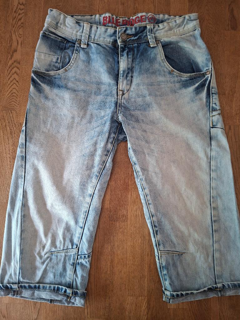 Blue Ridge Denim jeans 3/4 broek lichtblauw regular fit, Broek, Anneonline, Steenbergen, Gebruikt
