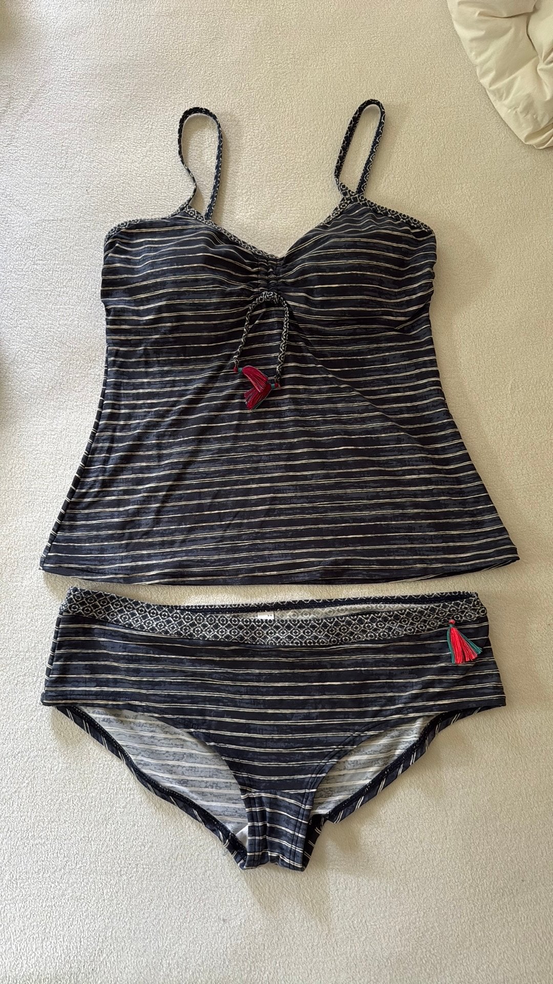 Esprit tankini M, Kleding | Dames, Badmode en Zwemkleding, Ophalen of Verzenden, Zo goed als nieuw, Blauw, Overige typen