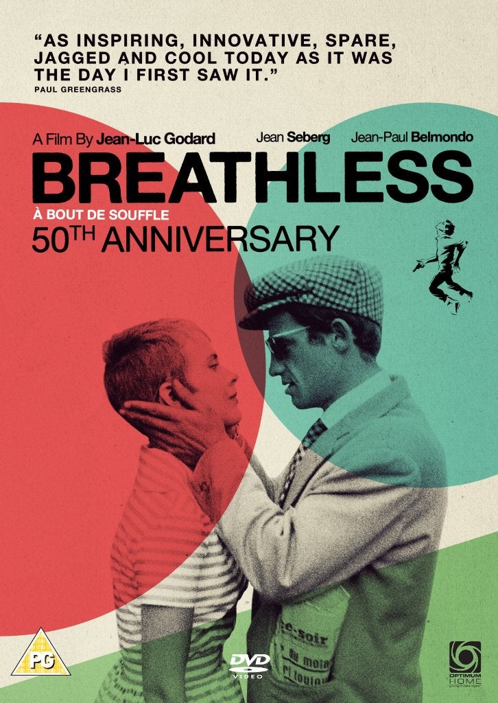 DVD A BOUT DE SOUFFLE REMASTERED BREATHLESS 50TH ANNIVERSARY, Verzenden, Alle leeftijden, Frankrijk, Zo goed als nieuw