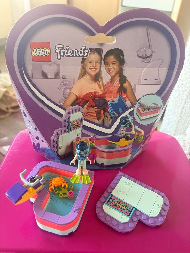 LEGO Friends Emma's Zomerhartdoosje 41385, Lego, Friends, Ophalen of Verzenden, Zo goed als nieuw