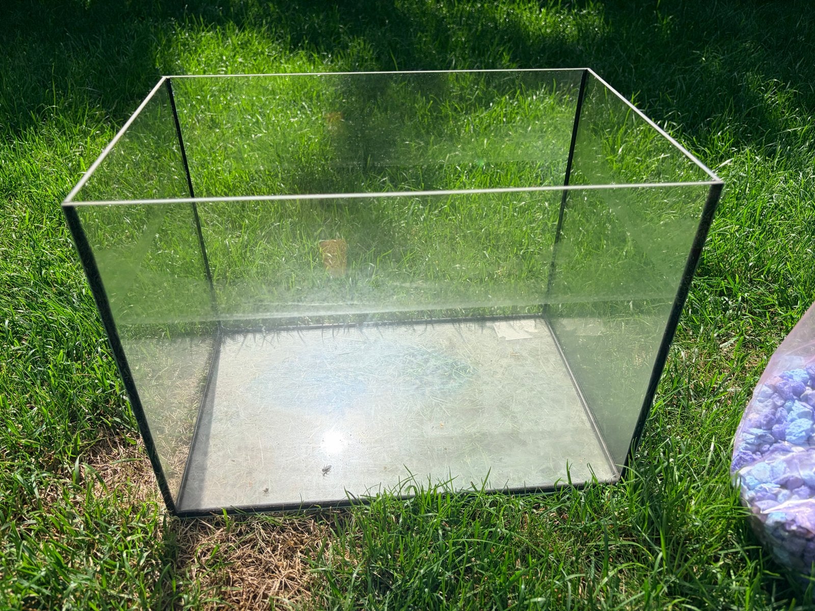 Klein aquarium, Ophalen, Gebruikt, Leeg aquarium