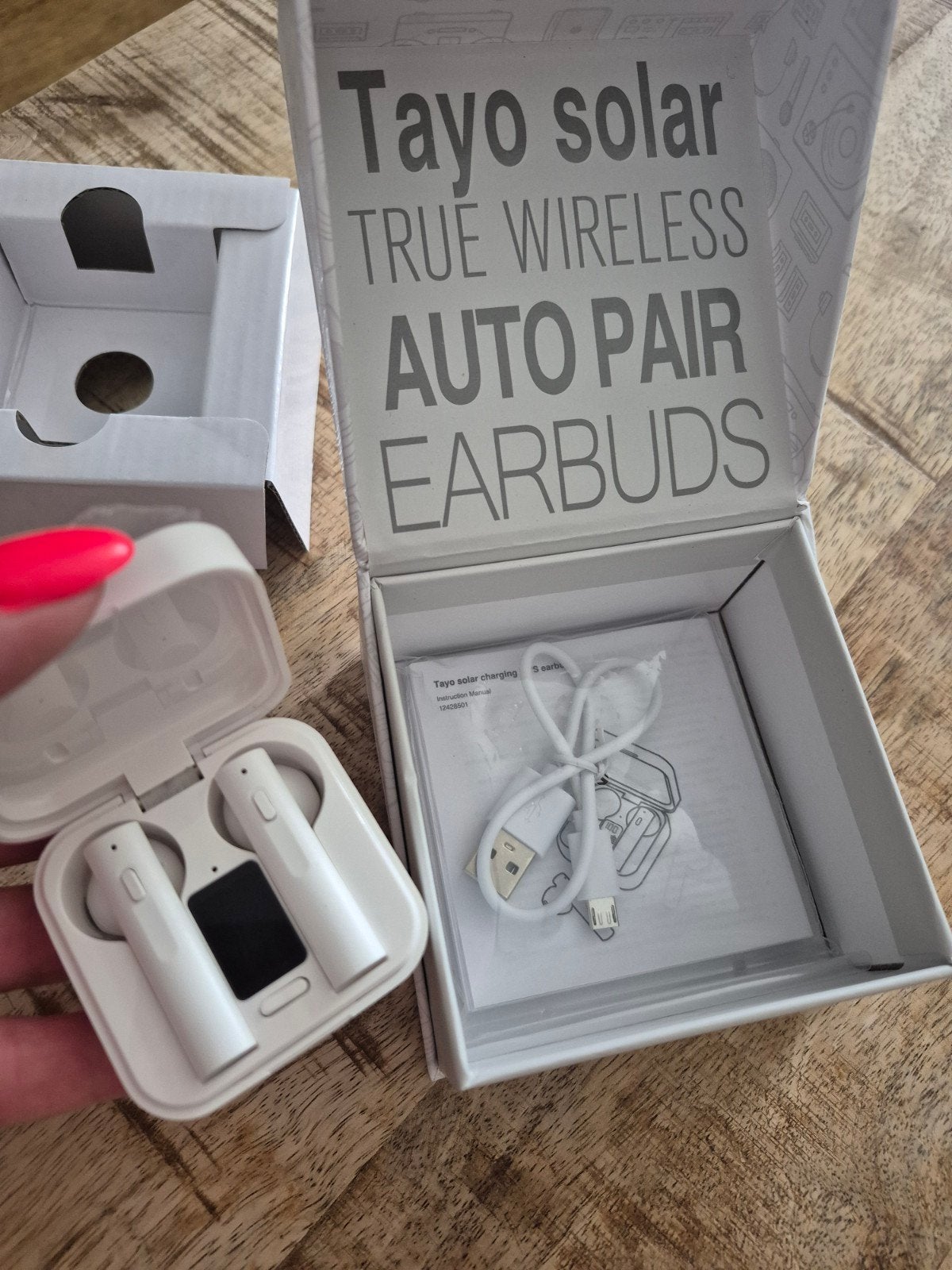 Tayo Solar True Wireless Auto Pair Earbuds - Nieuw, Ophalen of Verzenden
