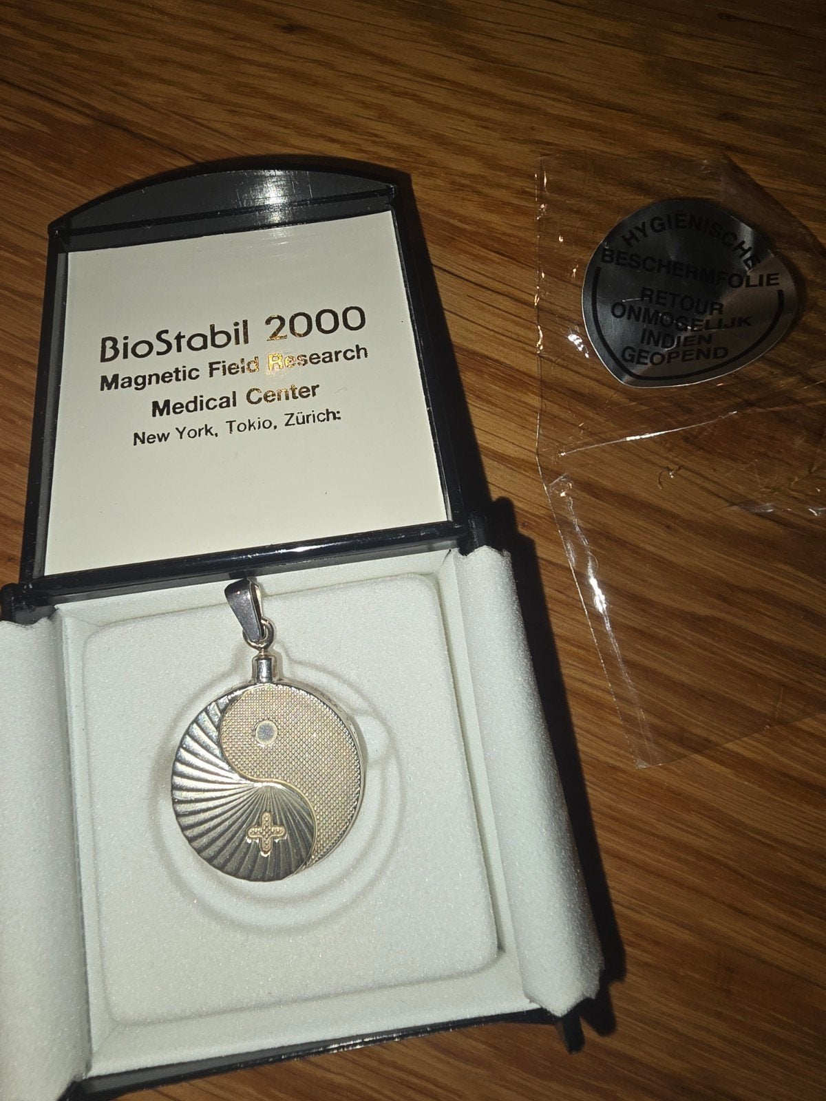 BioStabil 2000 Hanger - Magnetic Field Research, Ophalen of Verzenden, Zo goed als nieuw, Zilver, Overige materialen