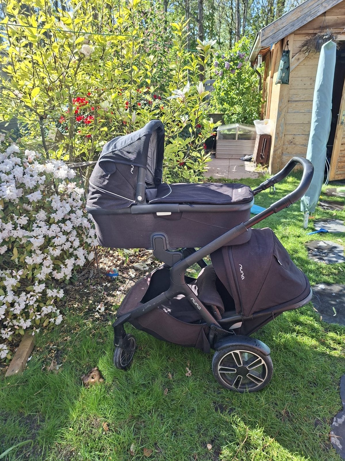 Nuna Demi Grow kinderwagen – inclusief extra zitje, Gebruikt, Duowagen, Combiwagen, Ophalen