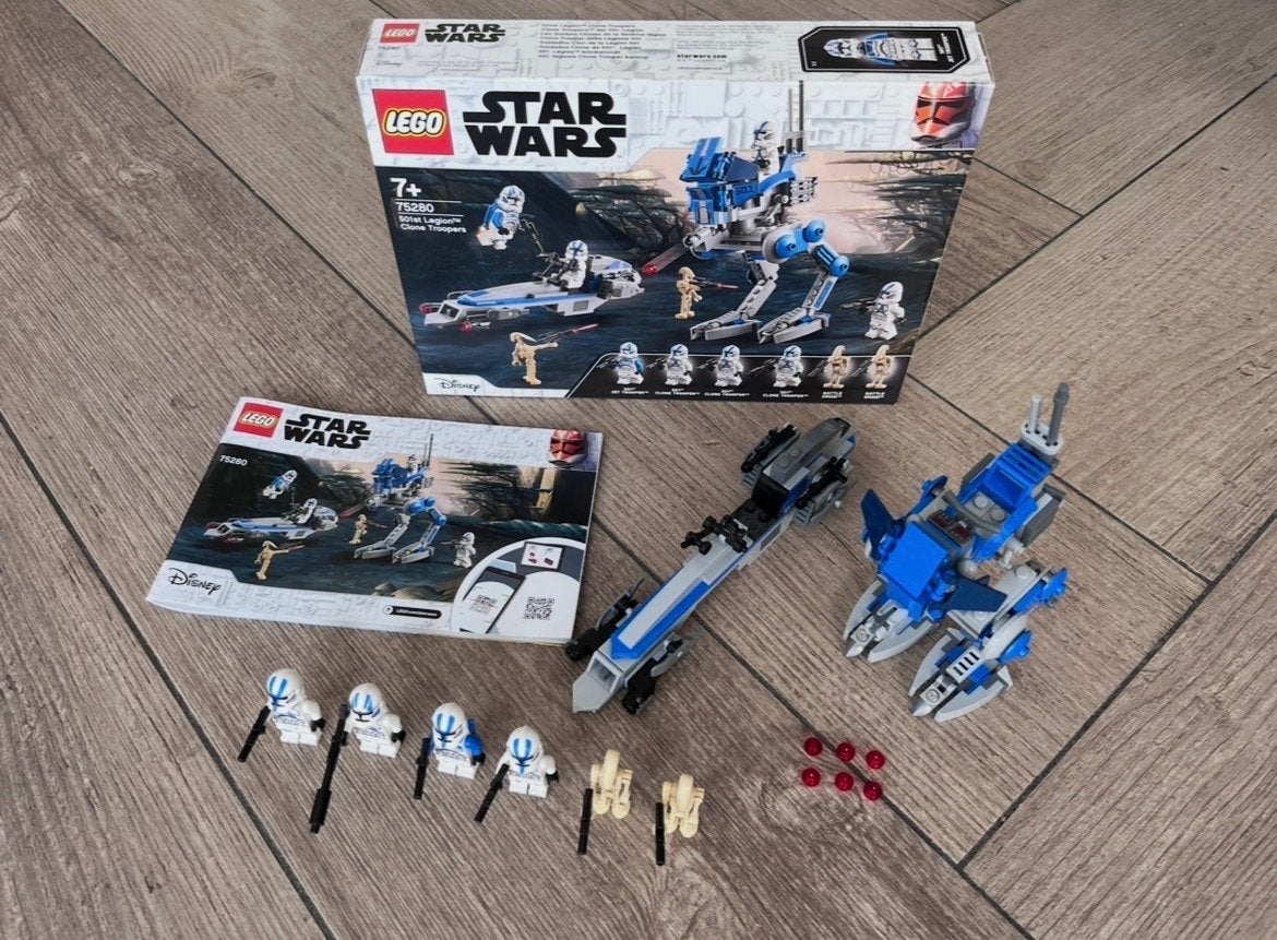 LEGO Star Wars 75280 501st Legion Clone Troopers, Star Wars, Lego, Ophalen of Verzenden, Zo goed als nieuw