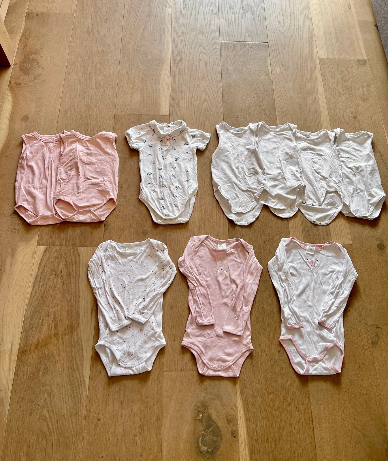 🌸 12 fijne rompers ☀️ meisje pakket maat 98/104 🌸, Ophalen, Gebruikt, Meisje, Nacht- of Onderkleding