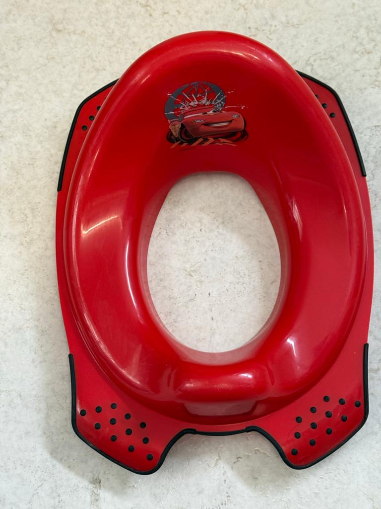 WC bril Cars Lightning McQueen, Kinderen en Baby's, Badjes en Verzorging, Ophalen, Gebruikt