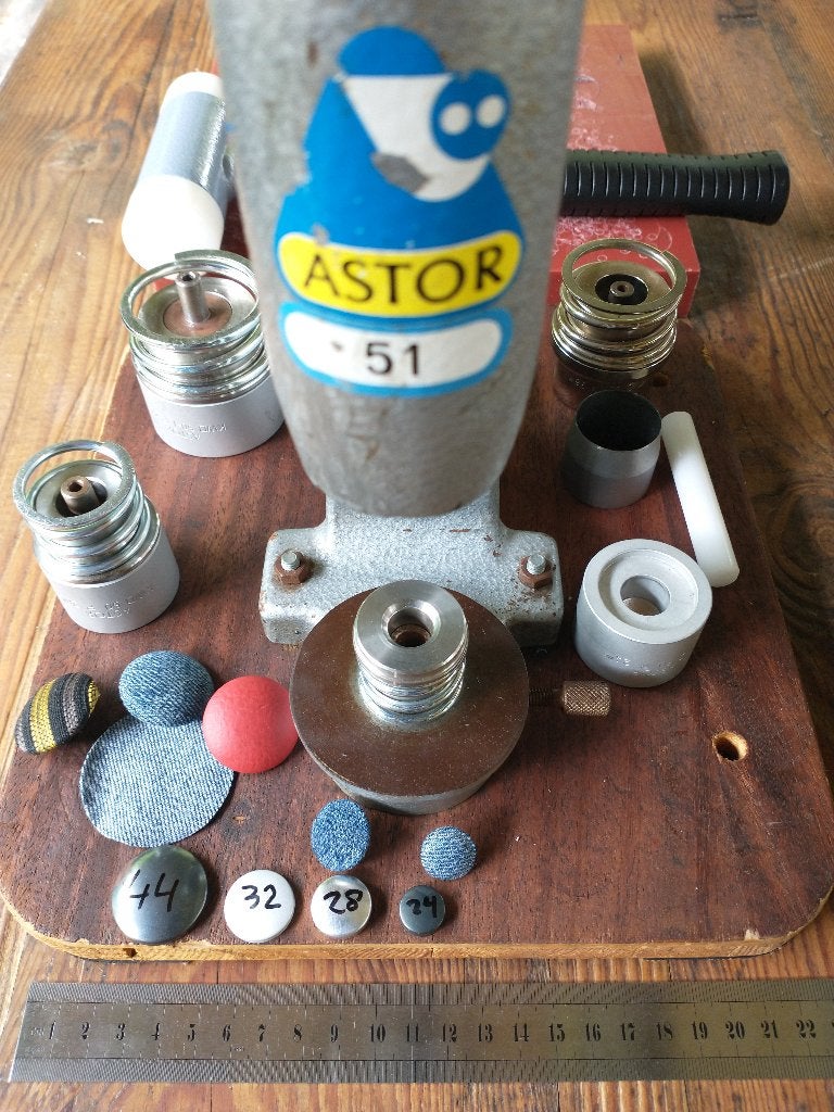 Knopen laten maken Astor P24 P28 P32 P44, Hobby en Vrije tijd, Overige kleuren, Nieuw, Ophalen of Verzenden, Katoen